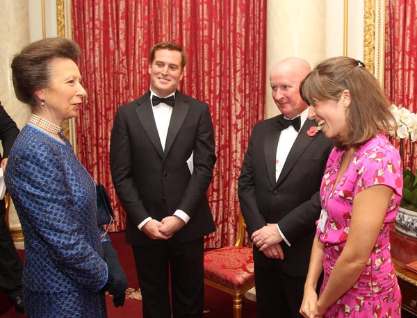 Transaid celebrate 15th Anniversary reception at Buckingham Palace, with their Patron, HRH The Princess Royal. Transaid started in 1998, are growing and showing results in Africa for their hard work in saving lives
