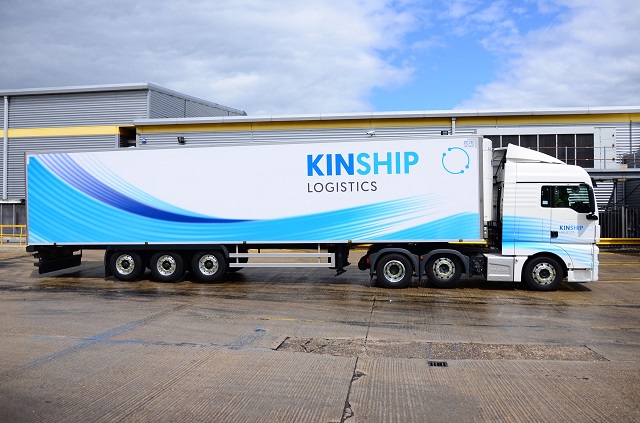 RGVA has applied the Kinship Logistics livery to more than 50 tractor units and 30 trailers, with a further 20 trailers to be completed by the end of 2016.