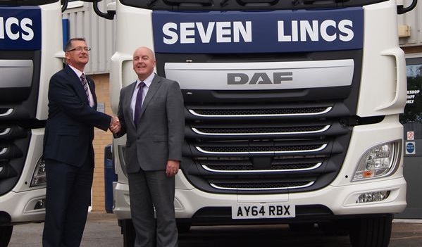 Chassis Cab Dealer Principal Robert Baxter left and Seven Asset MD Tim Forman