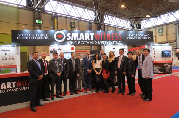 Simon Marsh,  with SmartWitness team at CV show