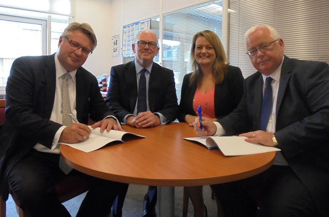 CPT CEO, Simon Posner, CPT Deputy CEO, Peter Gomersall, TruTac Director of Commercial Operations & Marketing, Jemma James and TruTac Managing Director, Terry Ramsey.