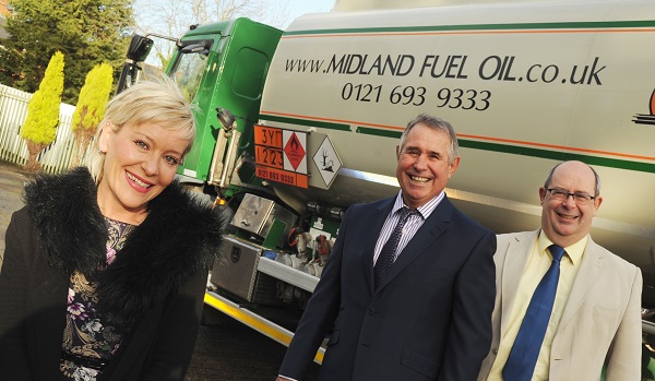 ltor Tina Costello, Heart of England, Steve Davis MD of Midland Fuel Oil and Mark Askew CEO of FPS (Federation of Petroleum Suppliers)