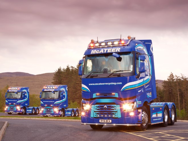 Renault T Range Tag Axle